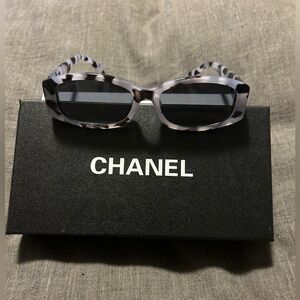 CHANEL | Accessories | Chanel Vintage Y2k Transparent Silver 